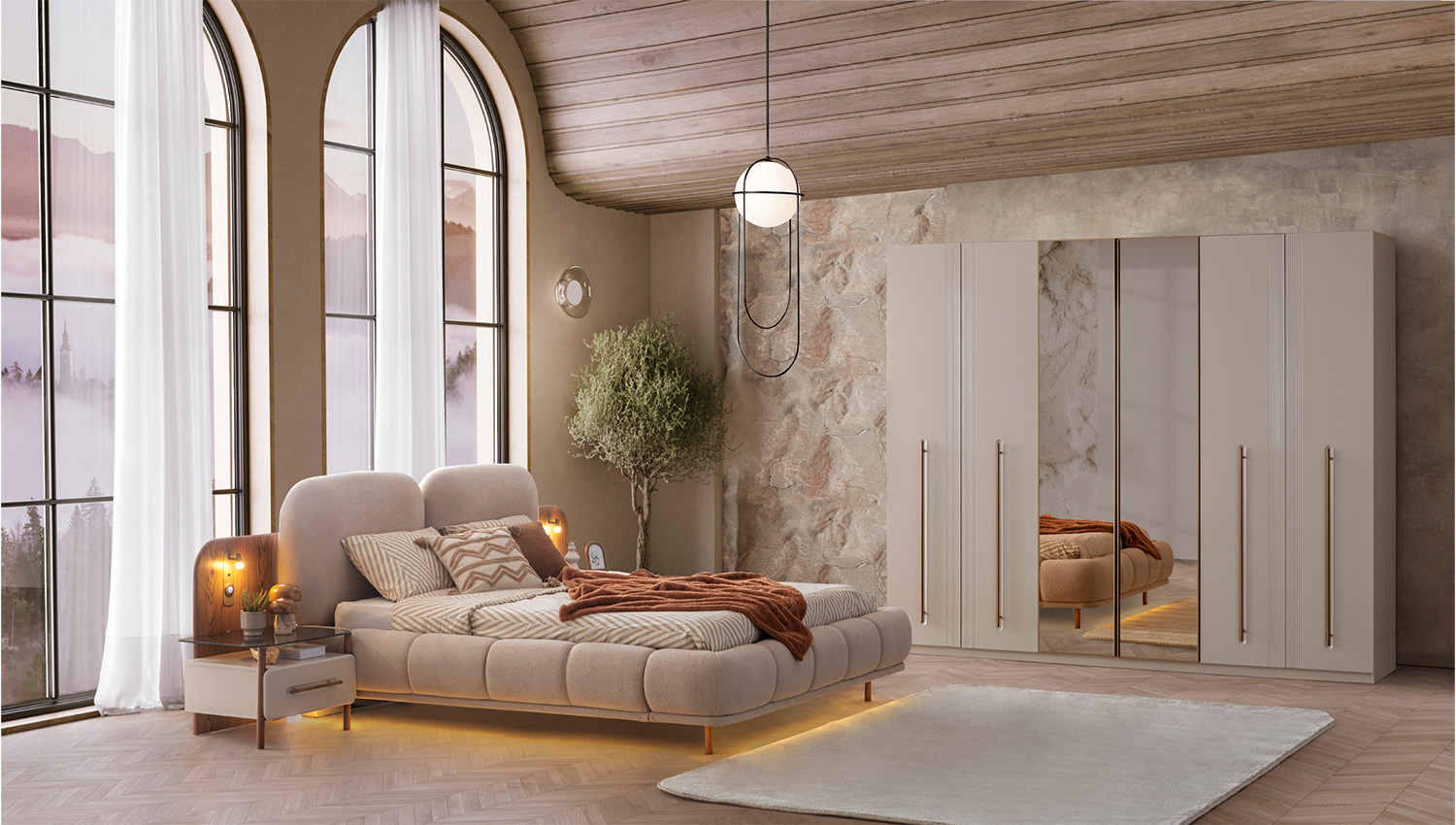   Lotus Yatak Odası Takımı