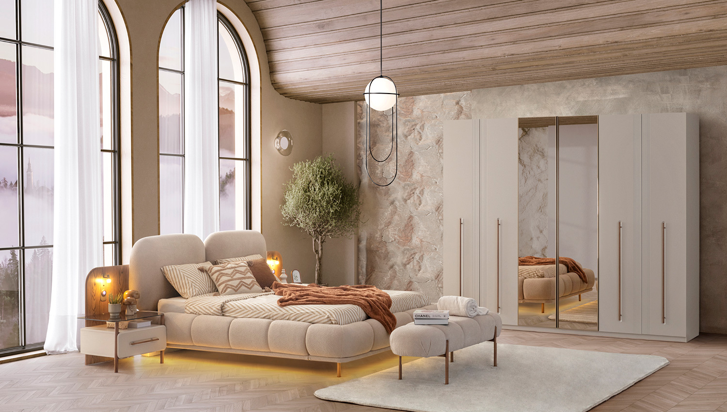   Lotus Yatak Odası Takımı