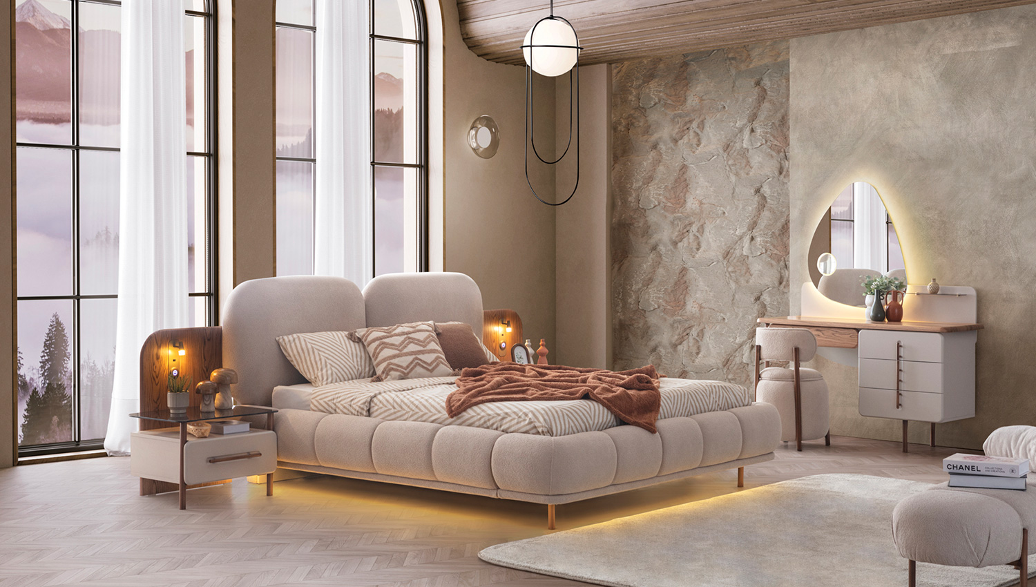   Lotus Yatak Odası Takımı